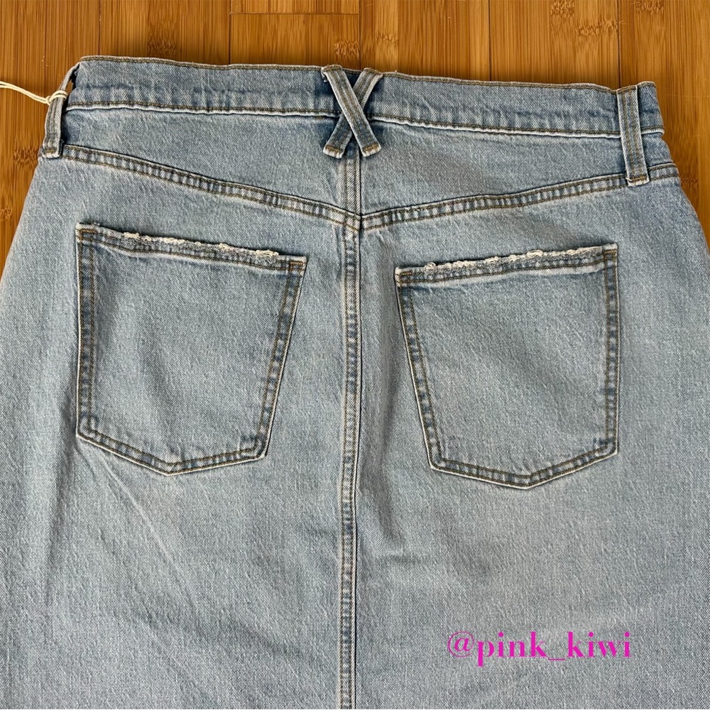 Universal Thread High Rise Denim Midi Skirt - Picture 9 of 15